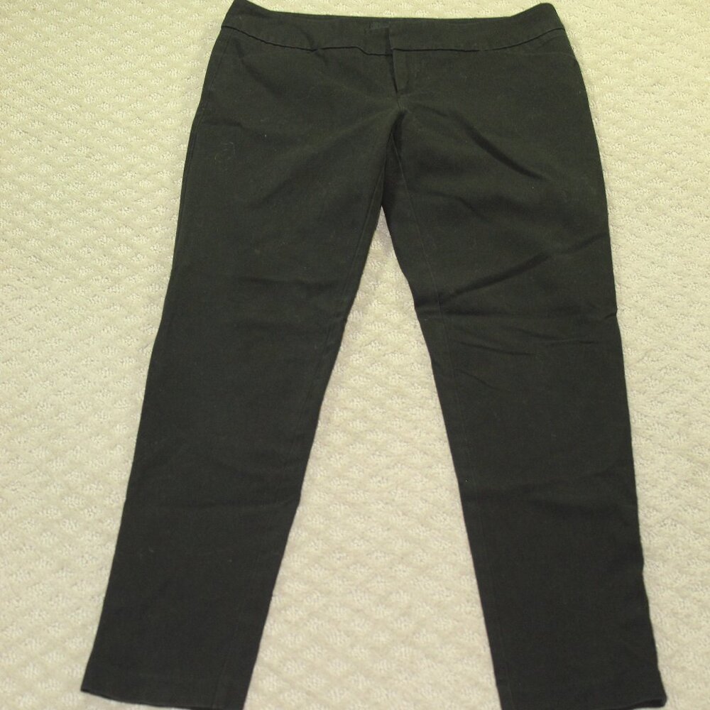 Cynthia Rowley Women's 4 Black Twill Pants